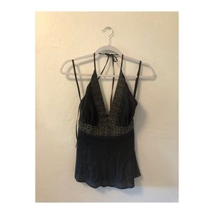 Black Slick dress shirt